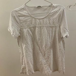 White Shirt With Design on Front